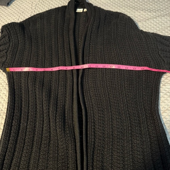 GAP Black Open-Front Women's Sweater | Good Used Condition - Picture 8 of 9